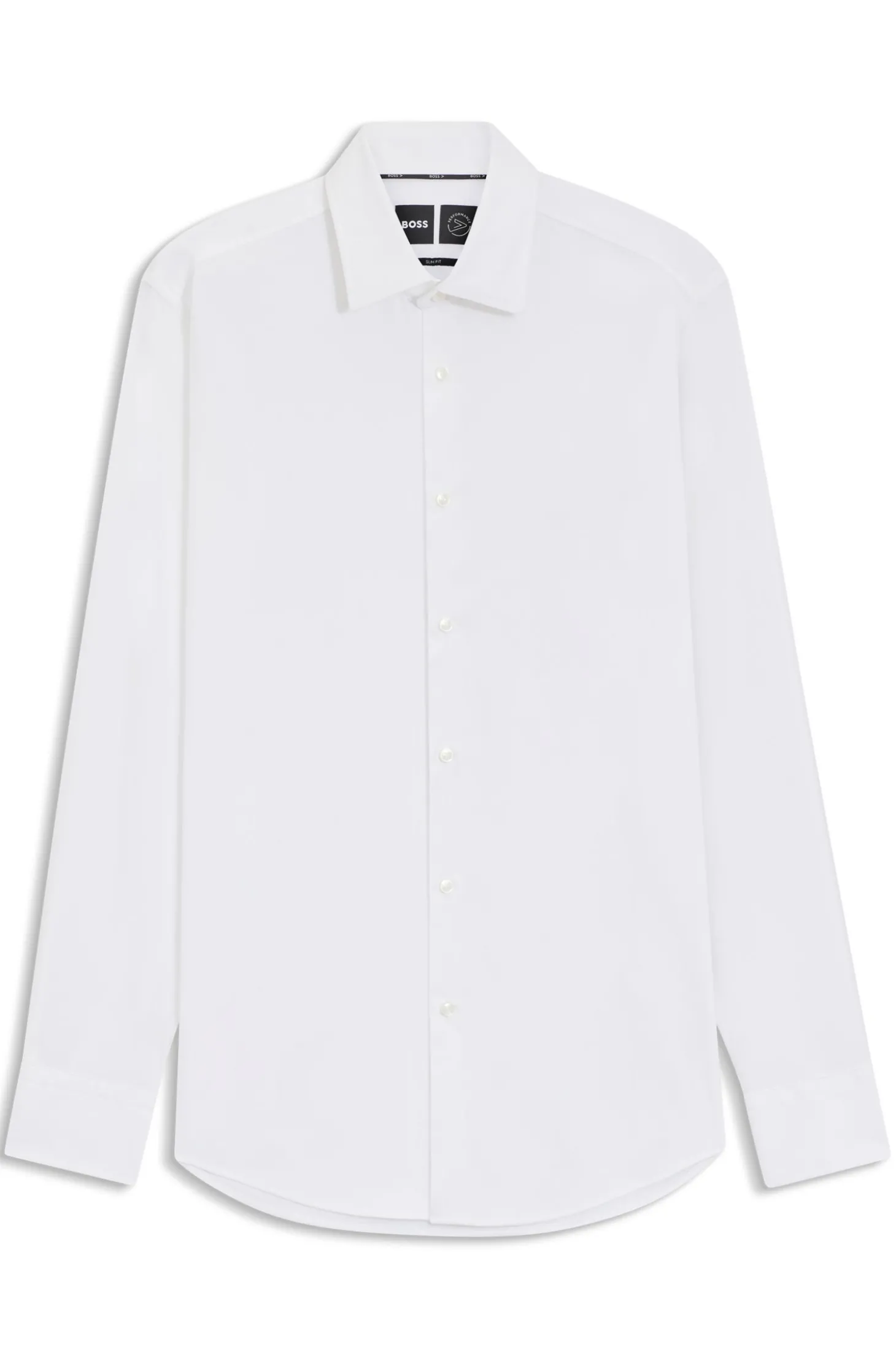 Slim-Fit Hemd aus funktionalem Stretch-Twill
