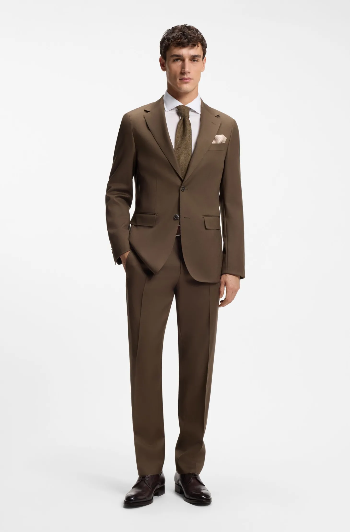 Slim-Fit Hemd aus in Italien gefertigter Baumwolle