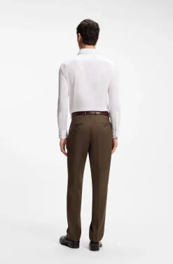 Slim-Fit Hemd aus in Italien gefertigter Baumwolle