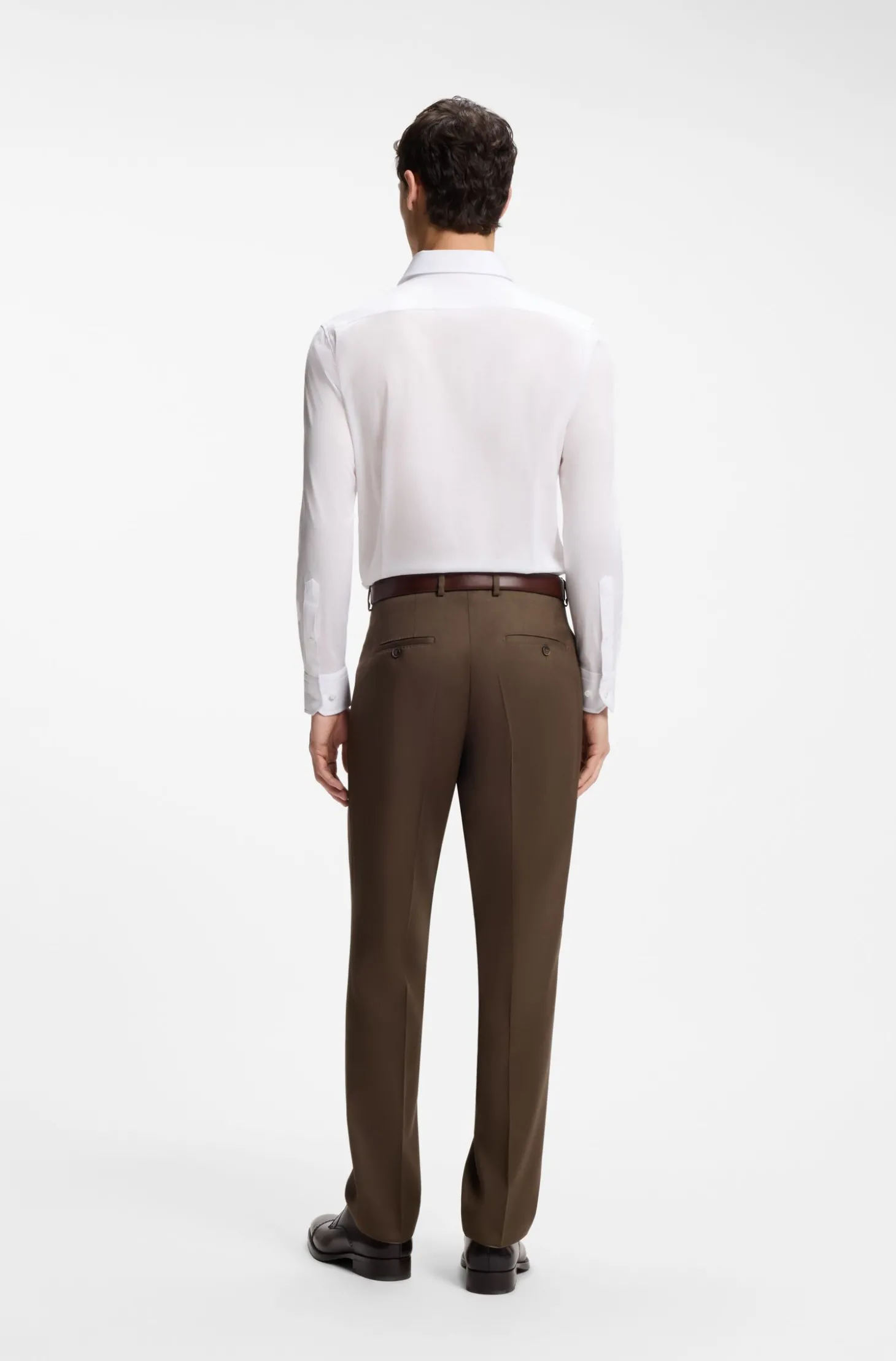 Slim-Fit Hemd aus in Italien gefertigter Baumwolle
