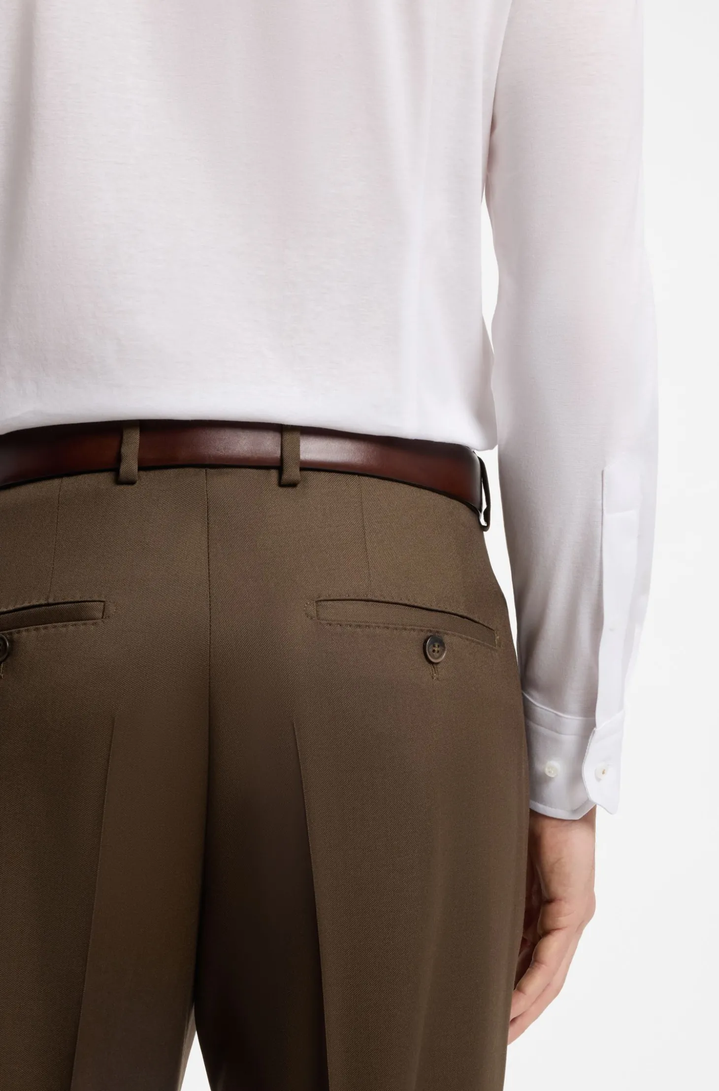 Slim-Fit Hemd aus in Italien gefertigter Baumwolle
