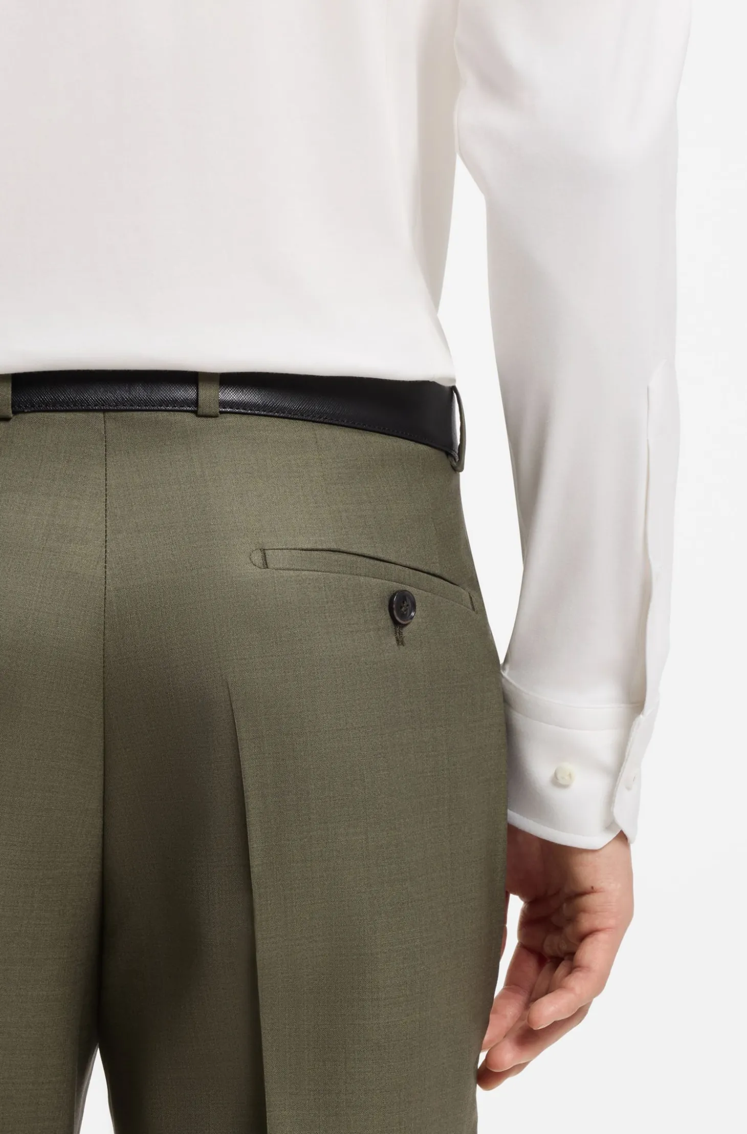 Slim-Fit Hemd aus in Italien gefertigtem Baumwoll-Mix