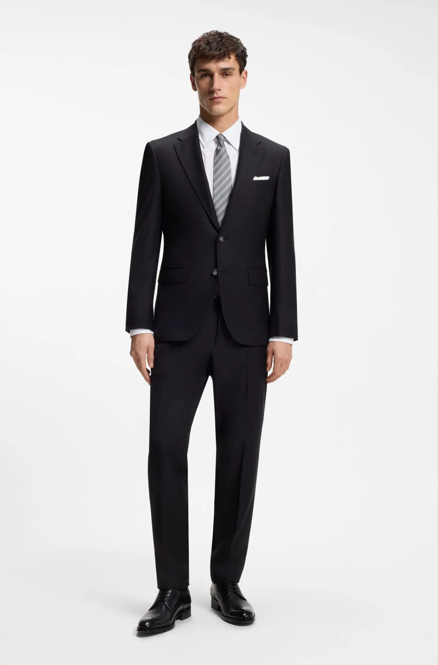 Slim-Fit Hemd aus italienischer Baumwoll-Popeline