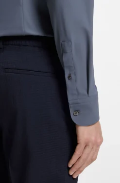 Slim-Fit Hemd aus Performance-Stretch-Jersey