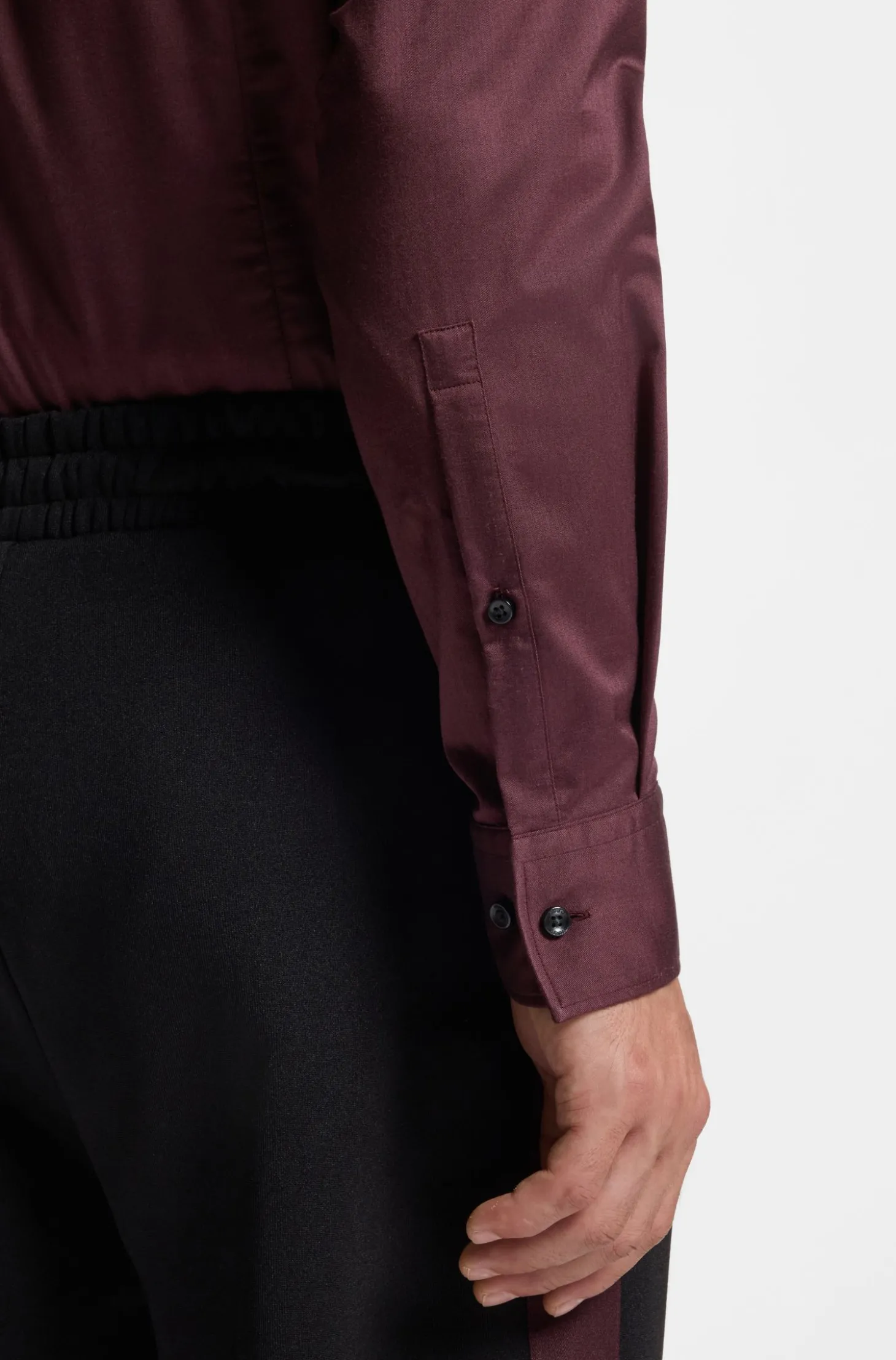 Slim-Fit Hemd aus Stretch-Twill