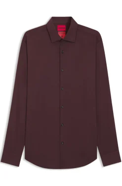 Slim-Fit Hemd aus Stretch-Twill