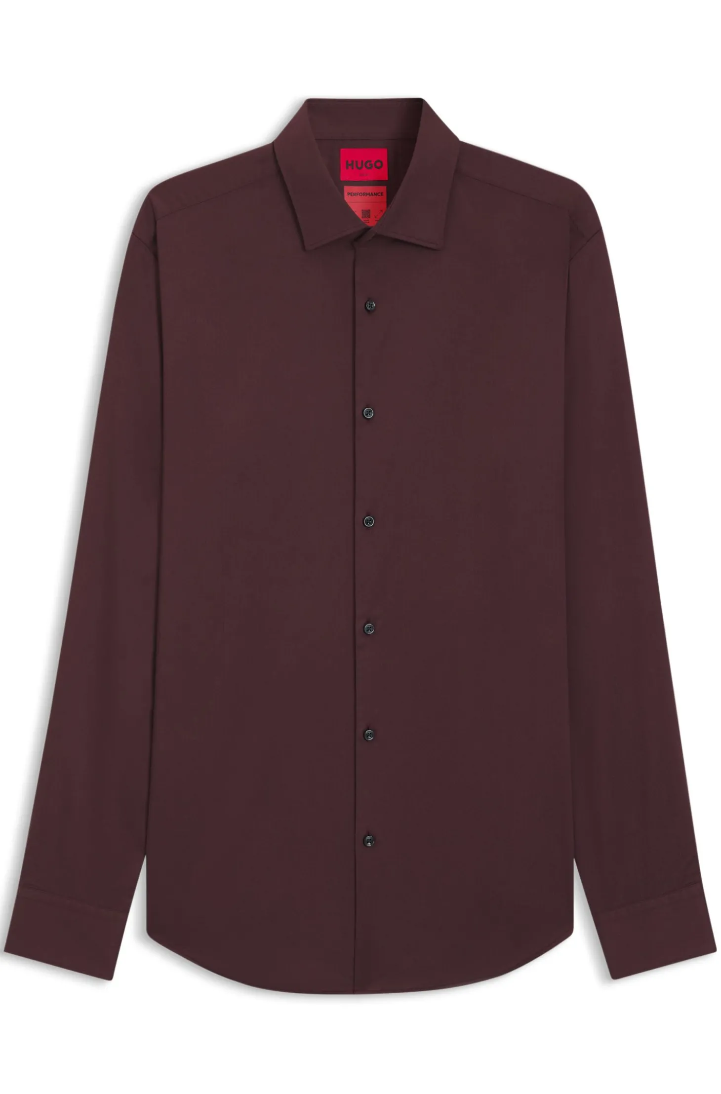 Slim-Fit Hemd aus Stretch-Twill