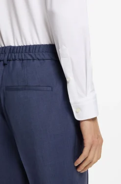 Slim-Fit Hemd aus strukturiertem Performance-Stretch-Gewebe