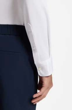 Slim-Fit Hemd aus strukturiertem Performance-Stretch-Gewebe