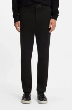 Slim-Fit Hose aus Baumwoll-Mix mit Kaschmir- und Elasthan-Anteil