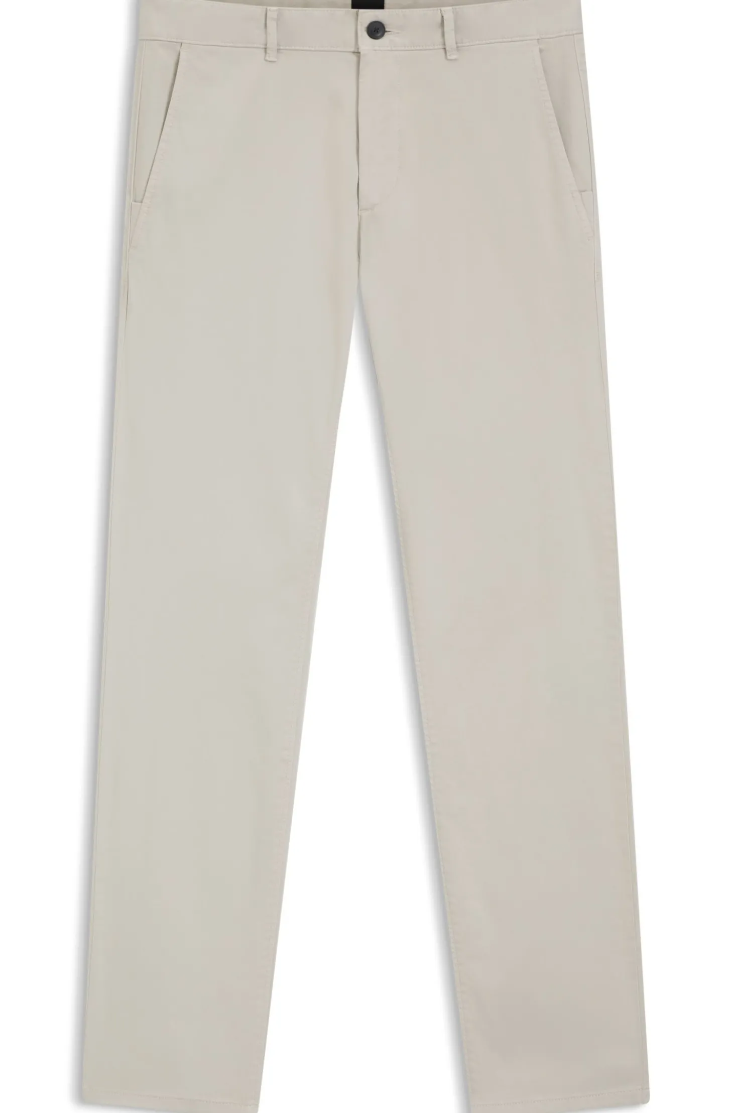 Slim-Fit Hose aus überfärbtem elastischem Satin