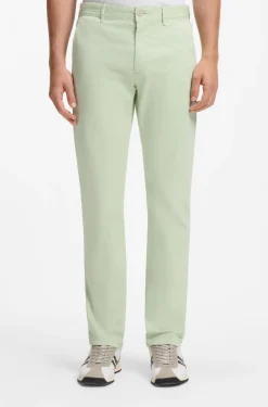 Slim-Fit Hose aus überfärbtem elastischem Satin
