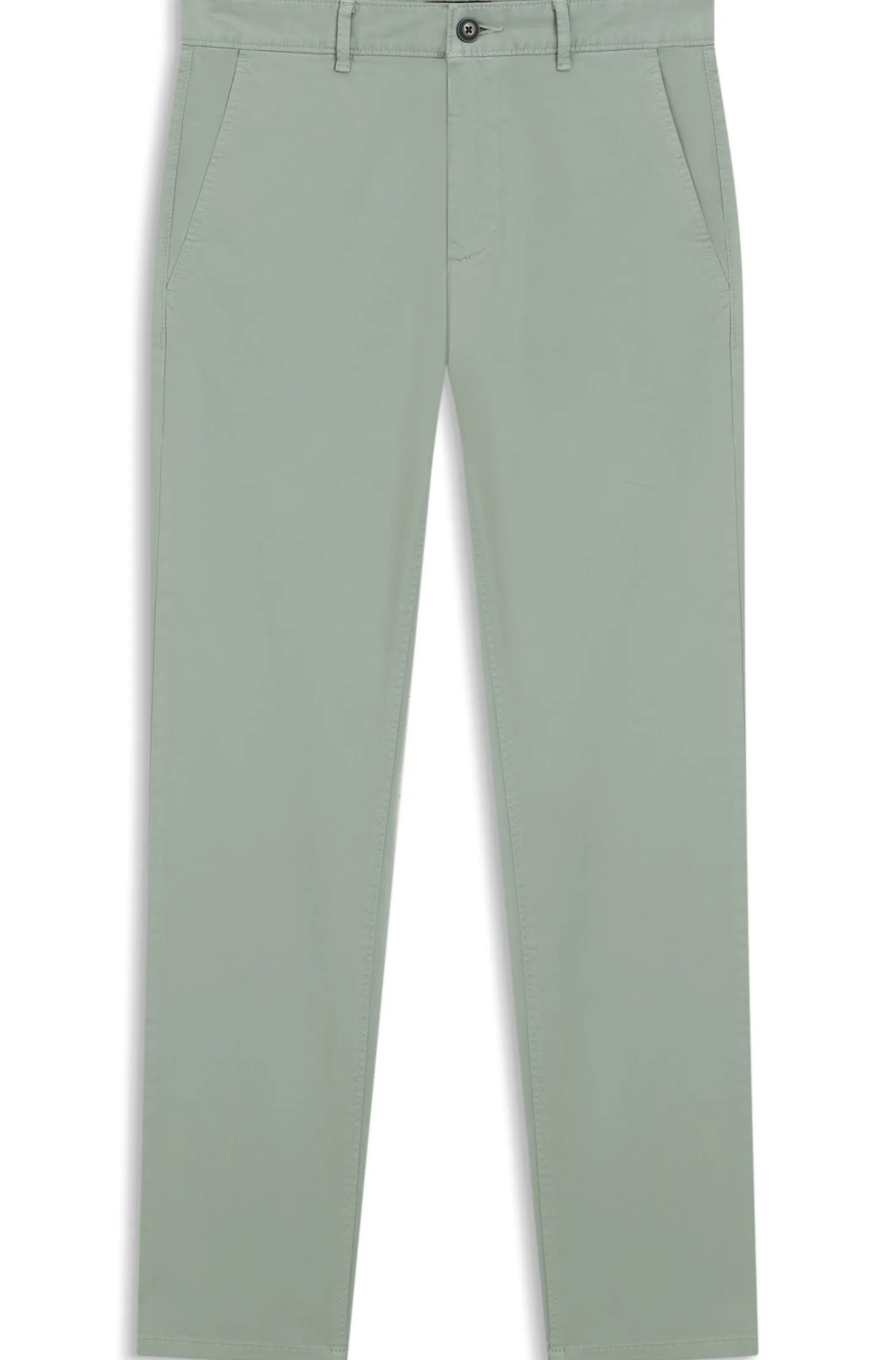 Slim-Fit Hose aus überfärbtem elastischem Satin