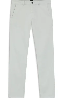 Slim-Fit Hose aus überfärbtem elastischem Satin