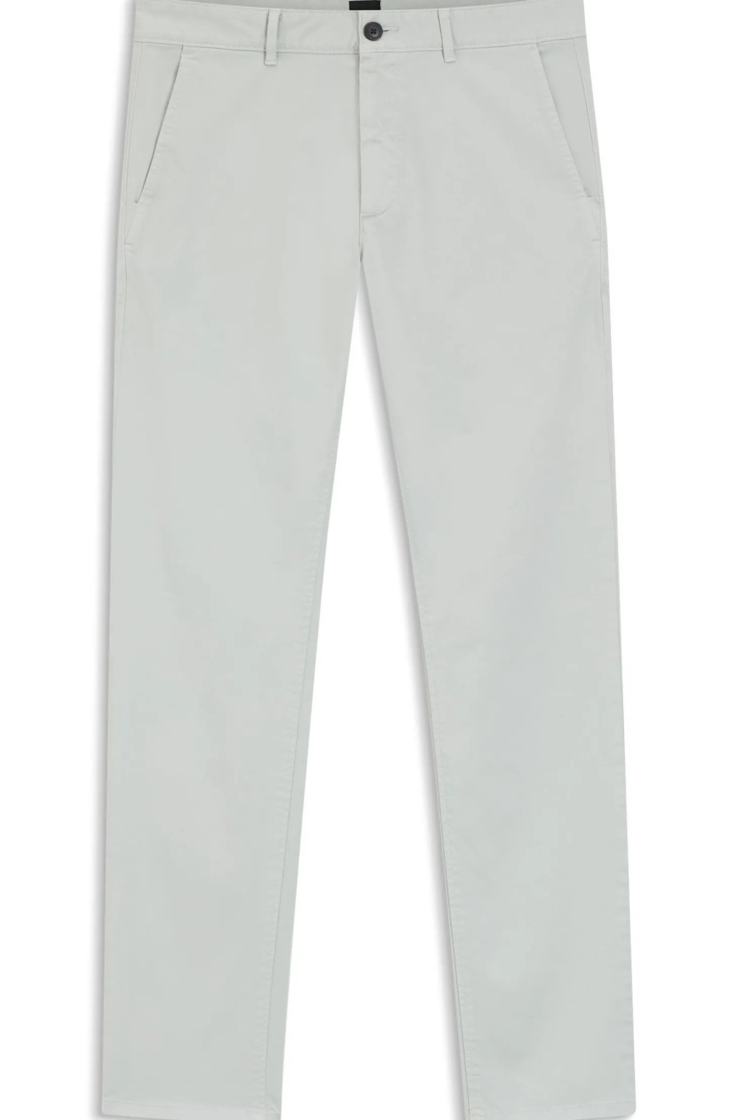 Slim-Fit Hose aus überfärbtem elastischem Satin