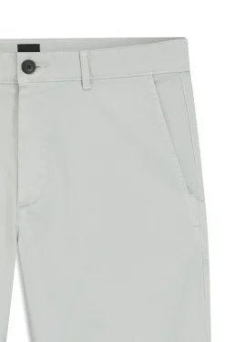Slim-Fit Hose aus überfärbtem elastischem Satin