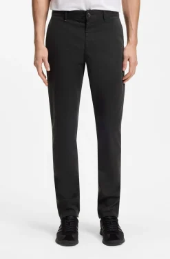 Slim-Fit Hose aus überfärbtem elastischem Satin