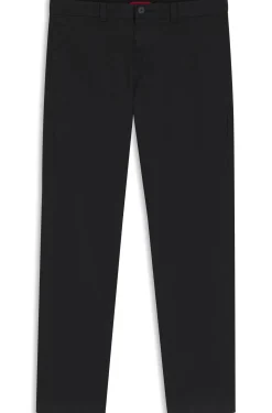 Slim-Fit Hose aus elastischer Baumwoll-Gabardine