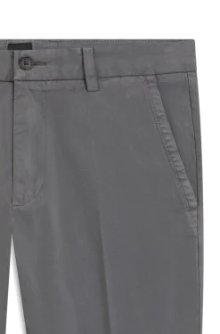 Slim-Fit Hose aus elastischer Baumwoll-Gabardine