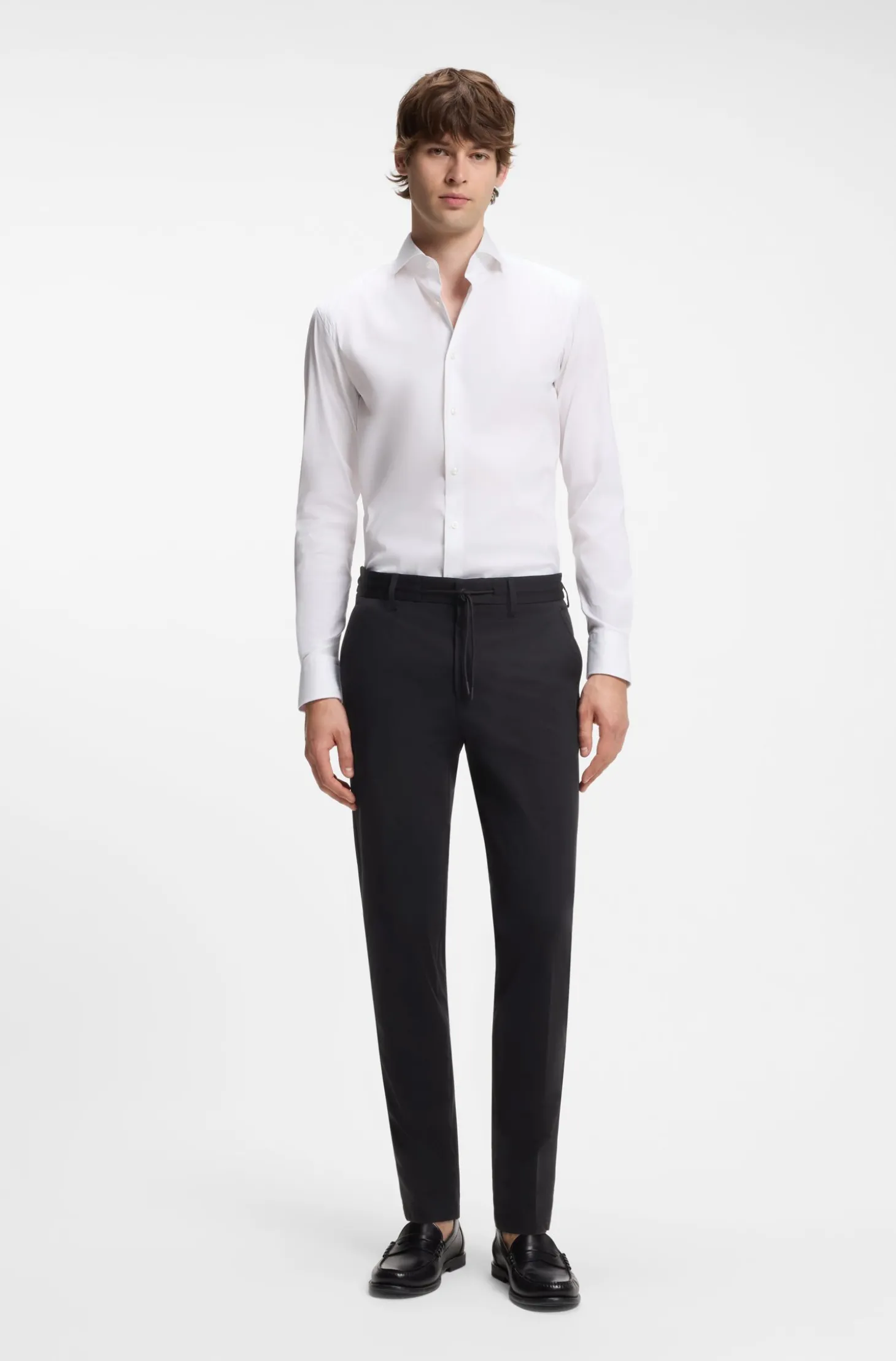 Slim-Fit Hose aus Performance-Stretch-Jersey