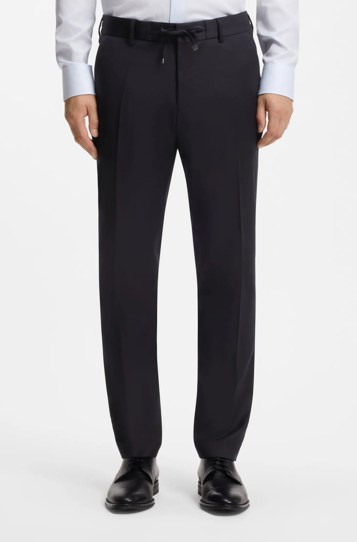 Slim-Fit Hose aus Schurwoll-Serge