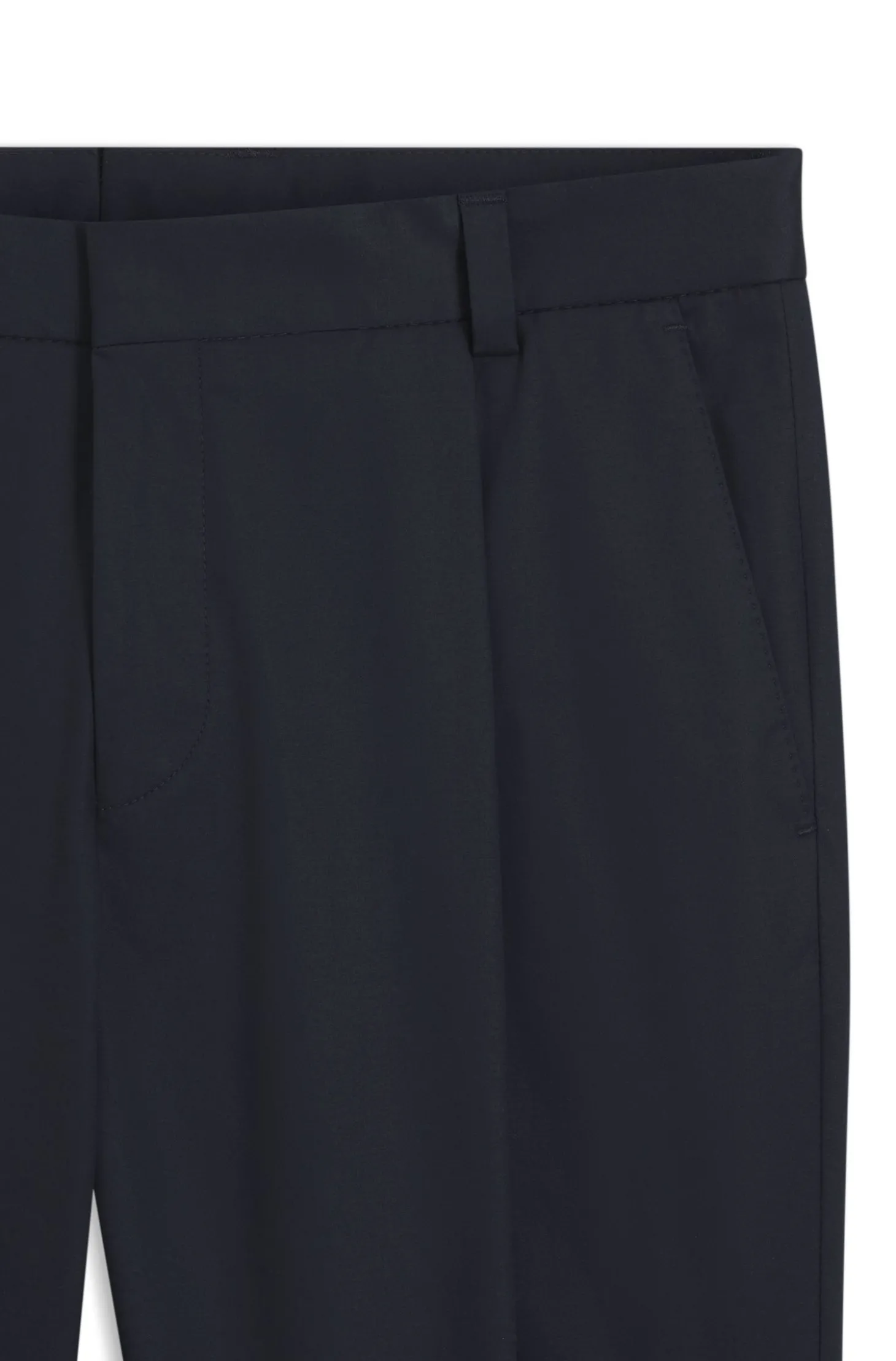 Slim-Fit Hose aus Stretch-Baumwolle mit Paper-Touch