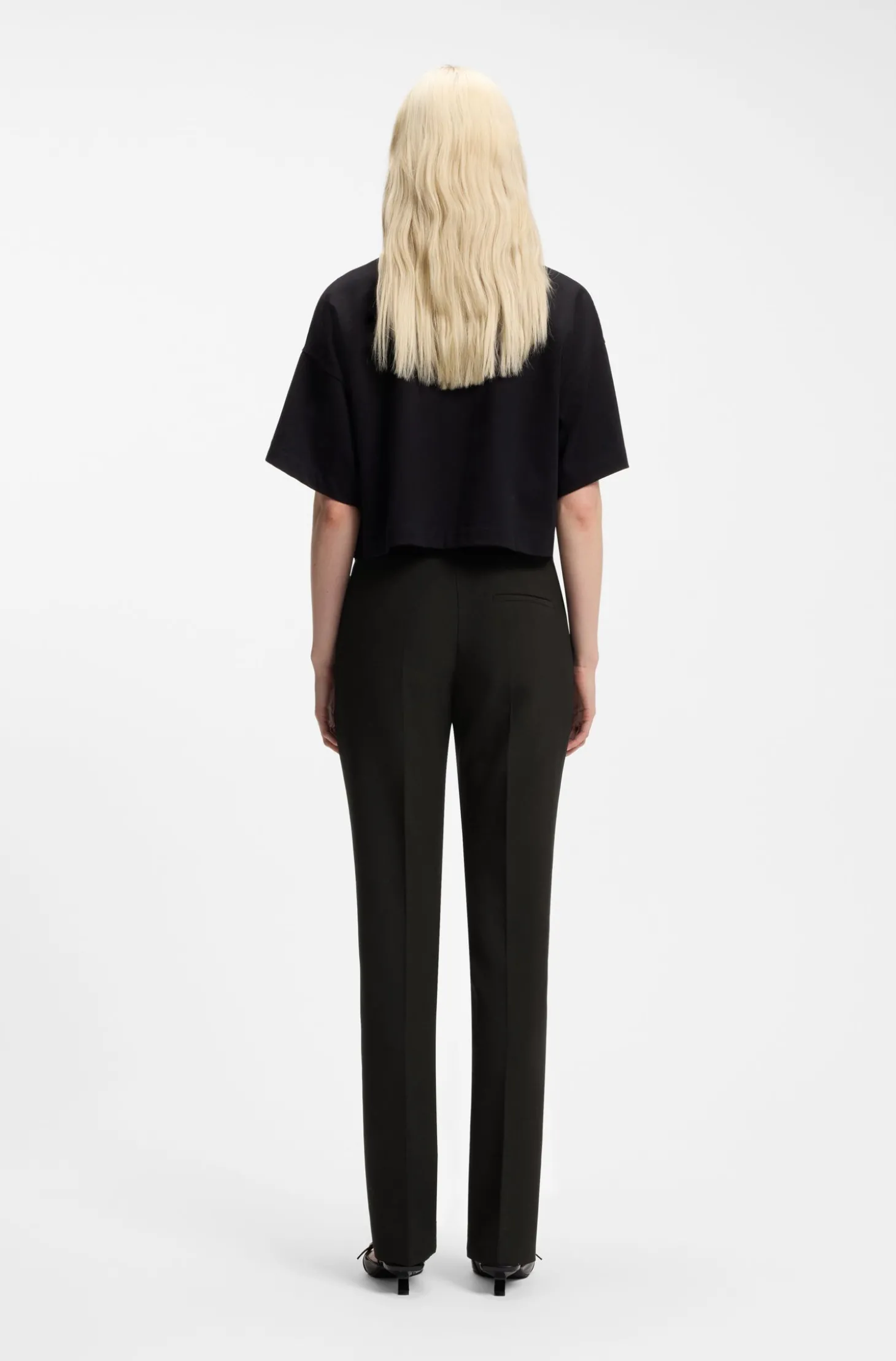 Slim-Fit Hose aus Stretch-Twill