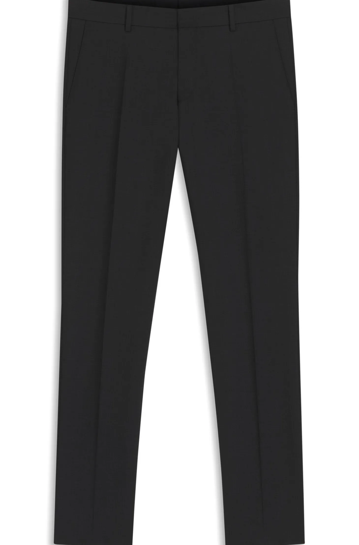 Slim-Fit Hose aus Stretch-Wolle