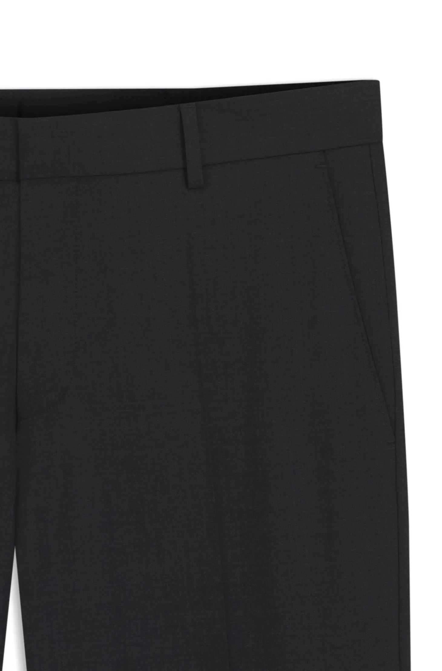 Slim-Fit Hose aus Stretch-Wolle