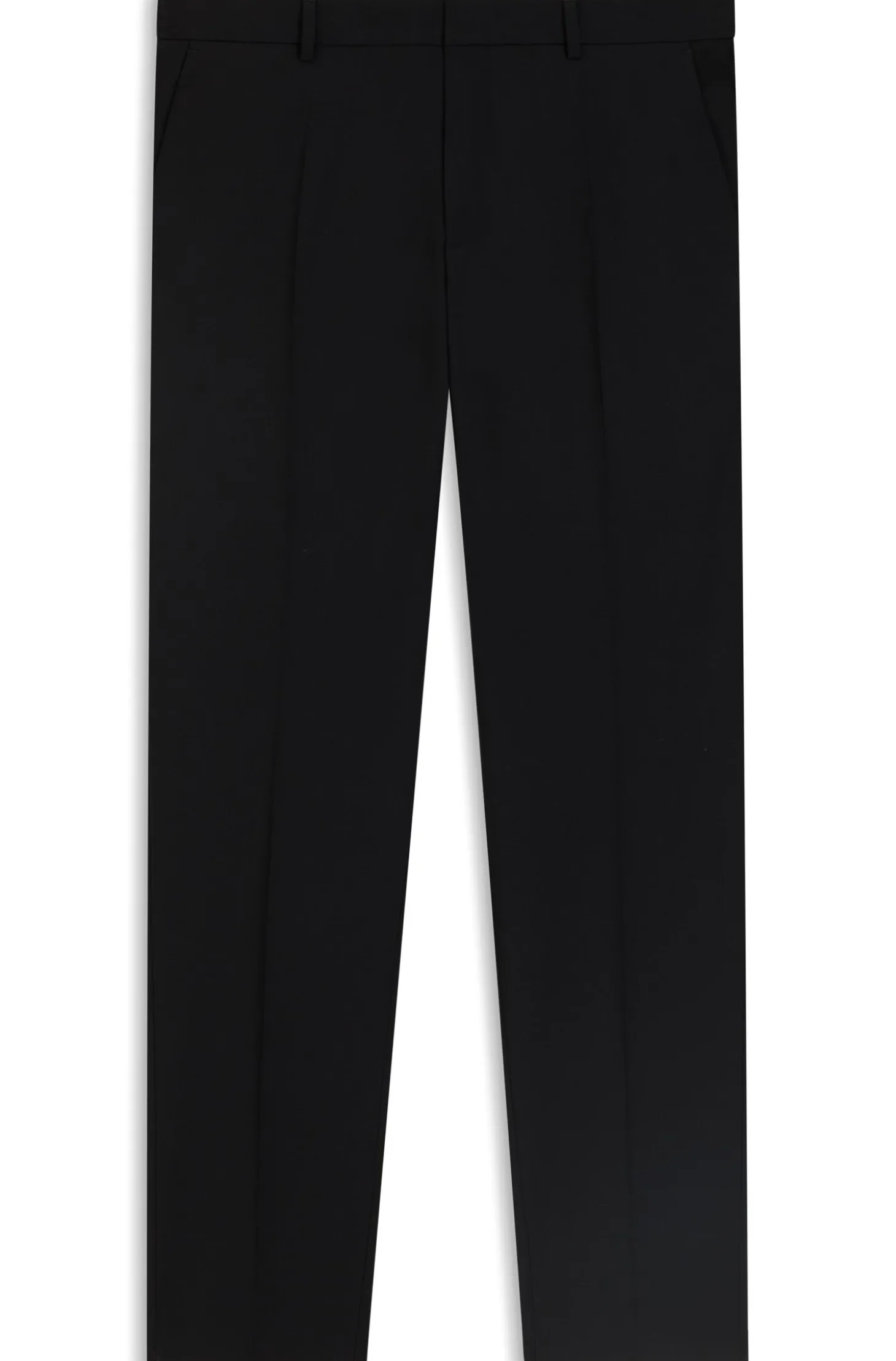 Slim-Fit Hose aus Stretch-Wolle
