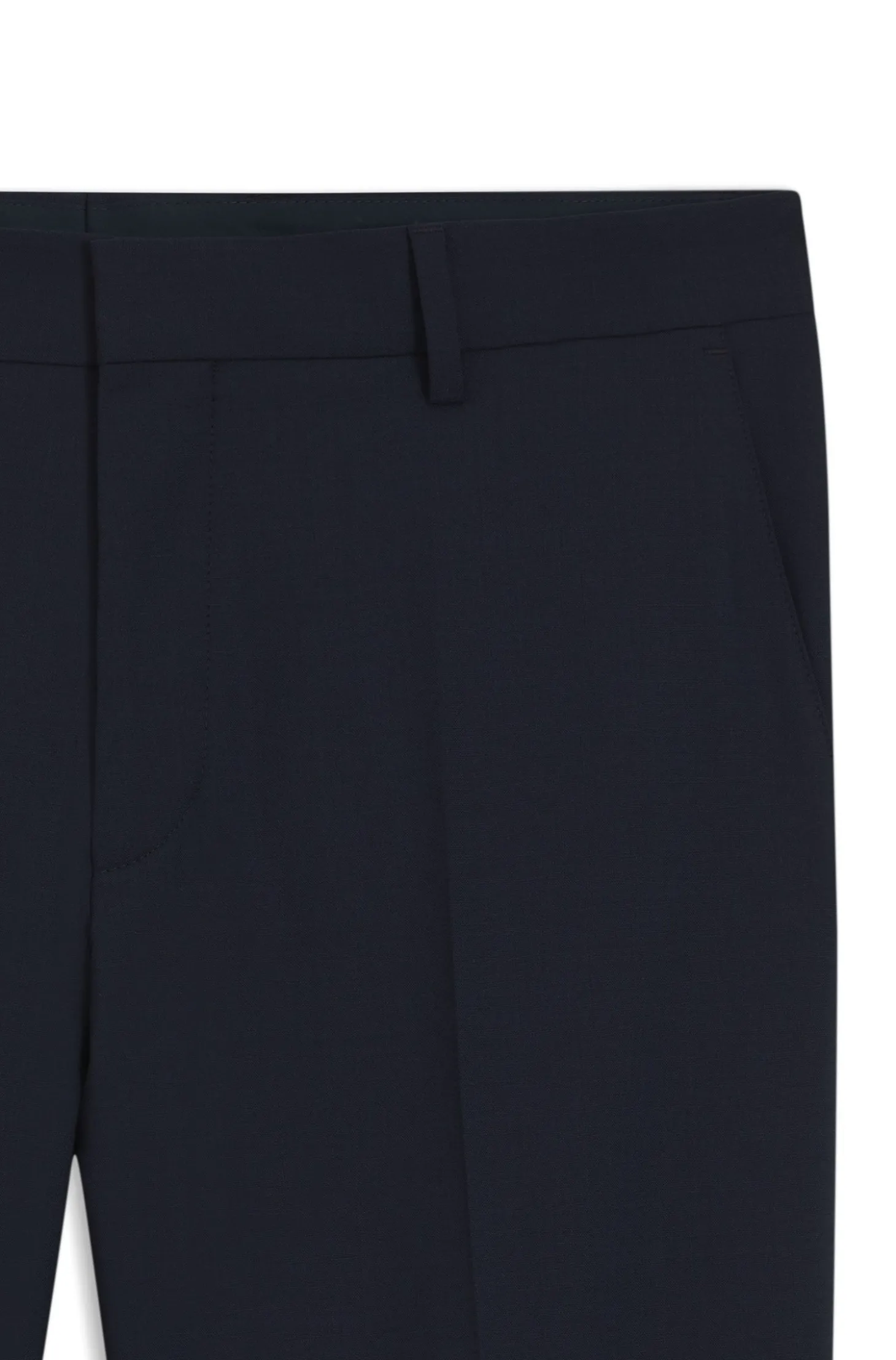 Slim-Fit Hose aus Stretch-Wolle