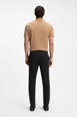 Slim-Fit Hose aus strukturierter Stretch-Baumwolle