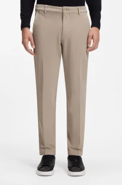 Slim-Fit Hose aus strukturierter Stretch-Baumwolle