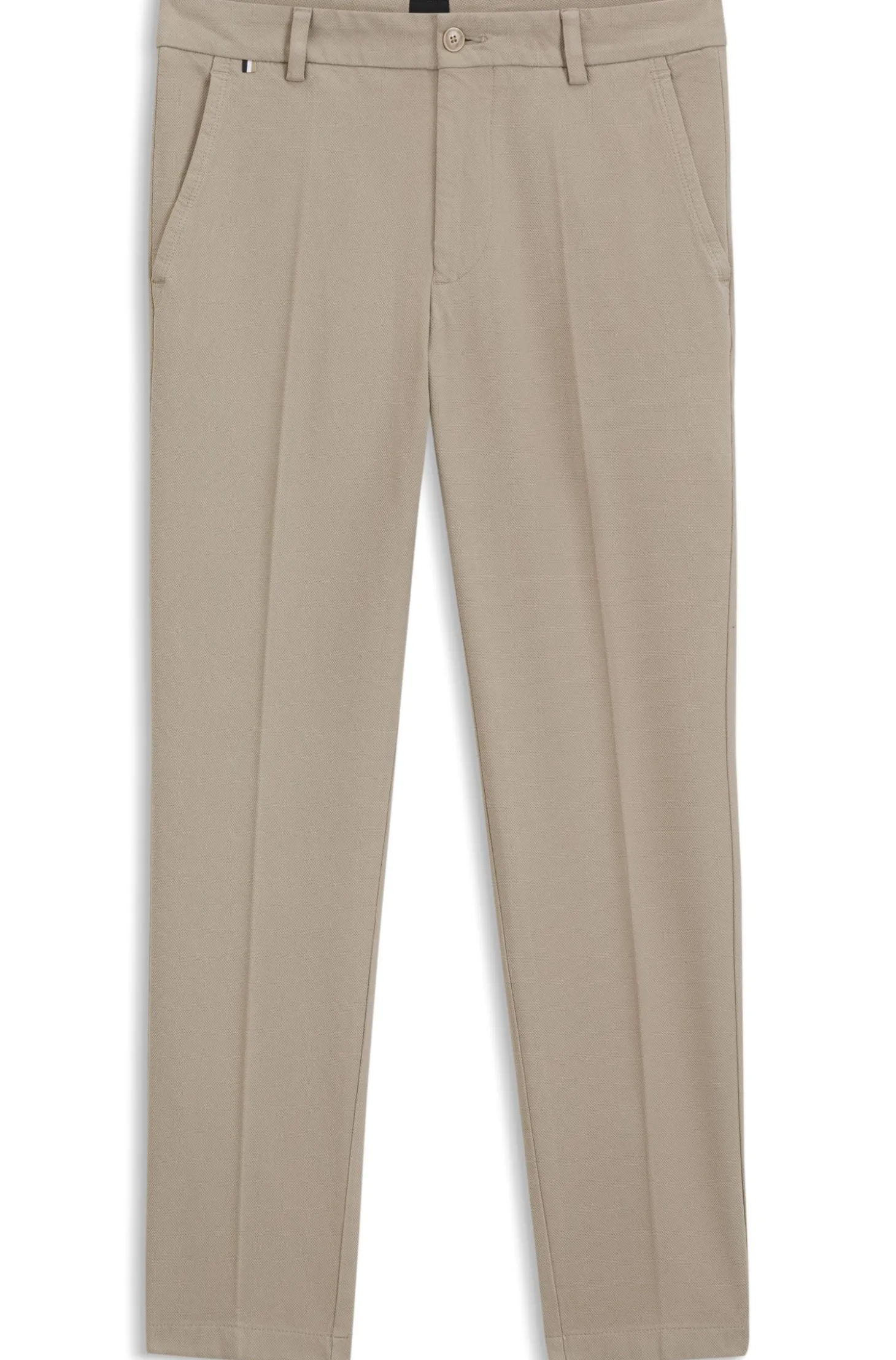 Slim-Fit Hose aus strukturierter Stretch-Baumwolle