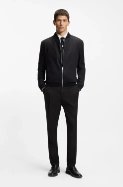 Slim-Fit Hose aus Twill mit Tunnelzugbund