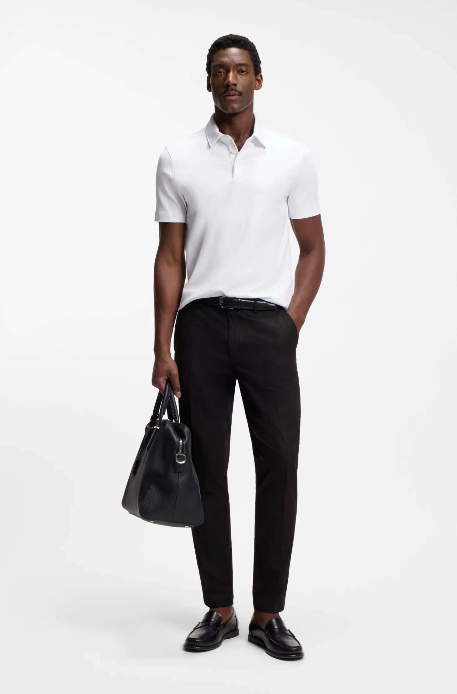 Slim-Fit Hose aus Vier-Wege-Stretch-Gewebe