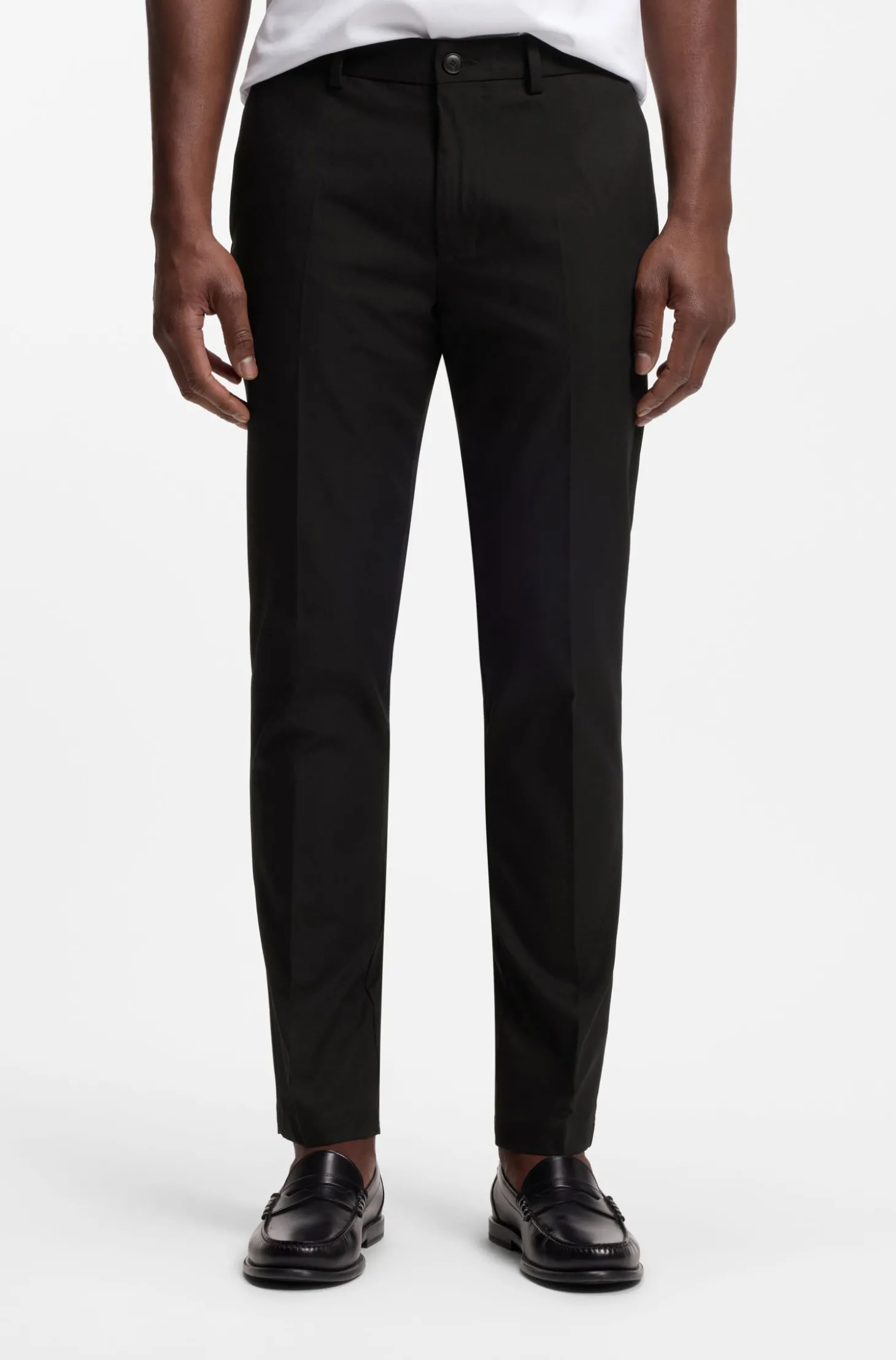 Slim-Fit Hose aus Vier-Wege-Stretch-Gewebe