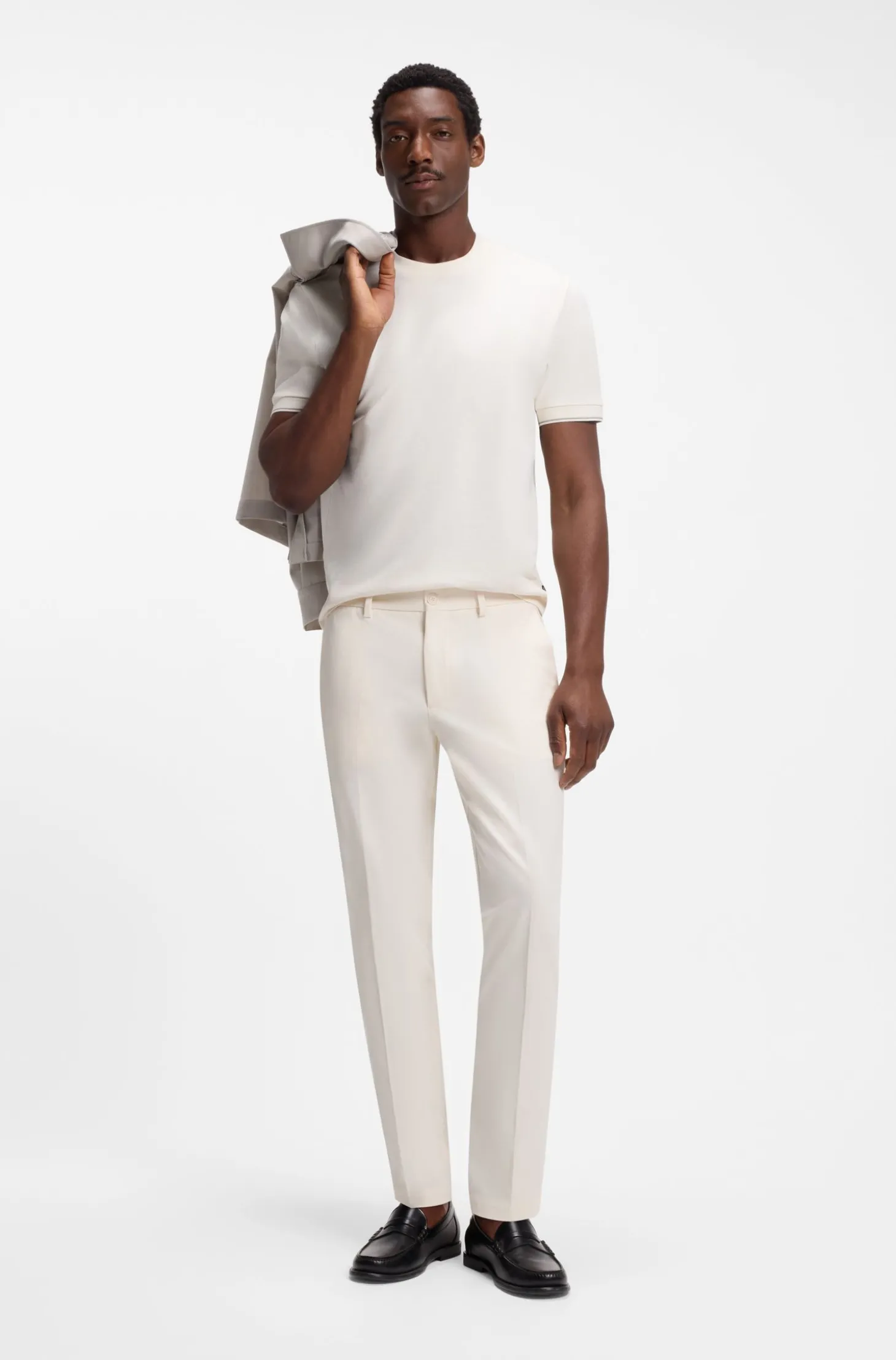 Slim-Fit Hose aus Vier-Wege-Stretch-Gewebe