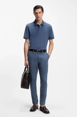 Slim-Fit Hose aus Vier-Wege-Stretch-Gewebe