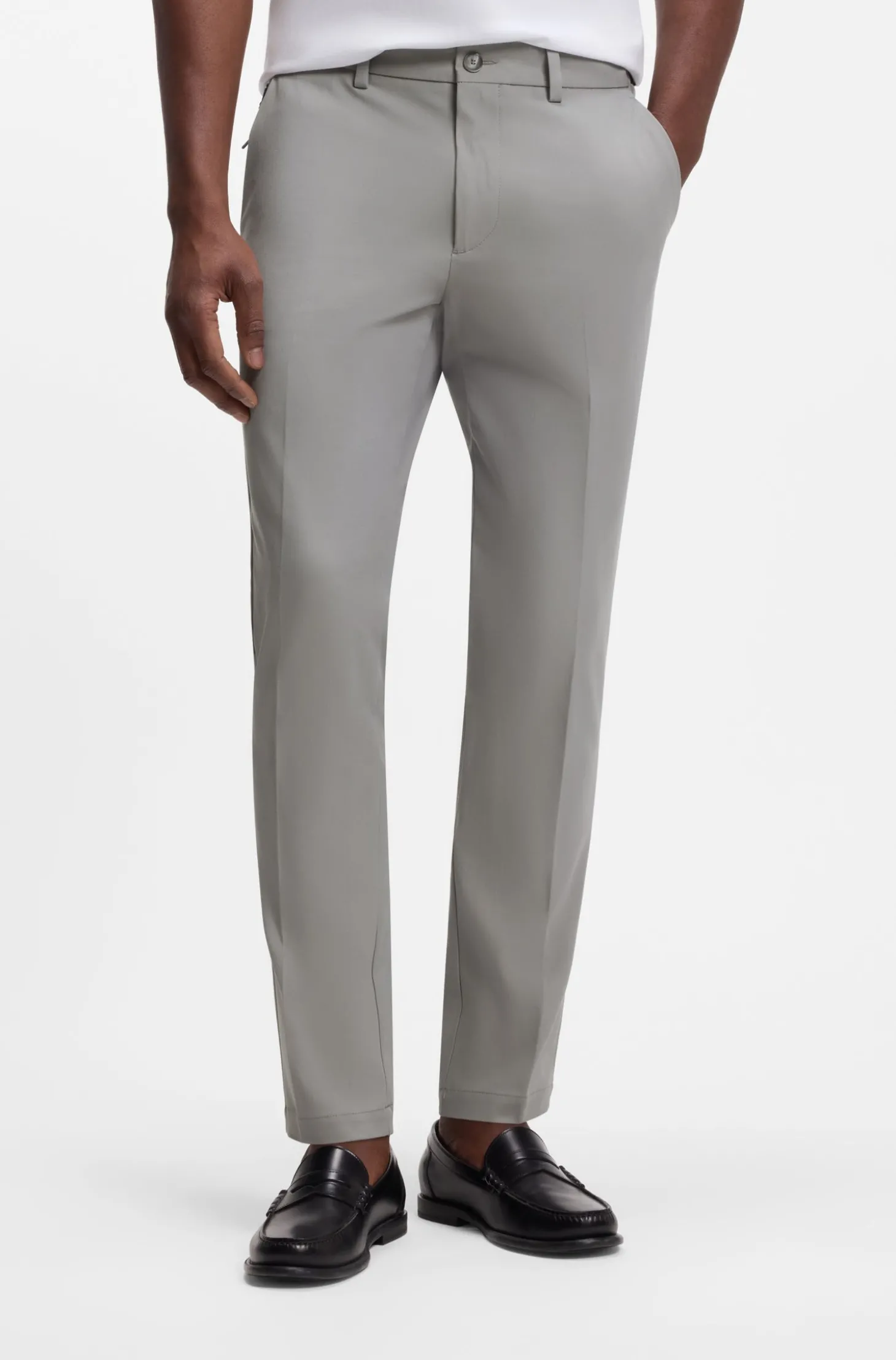 Slim-Fit Hose aus Vier-Wege-Stretch-Gewebe