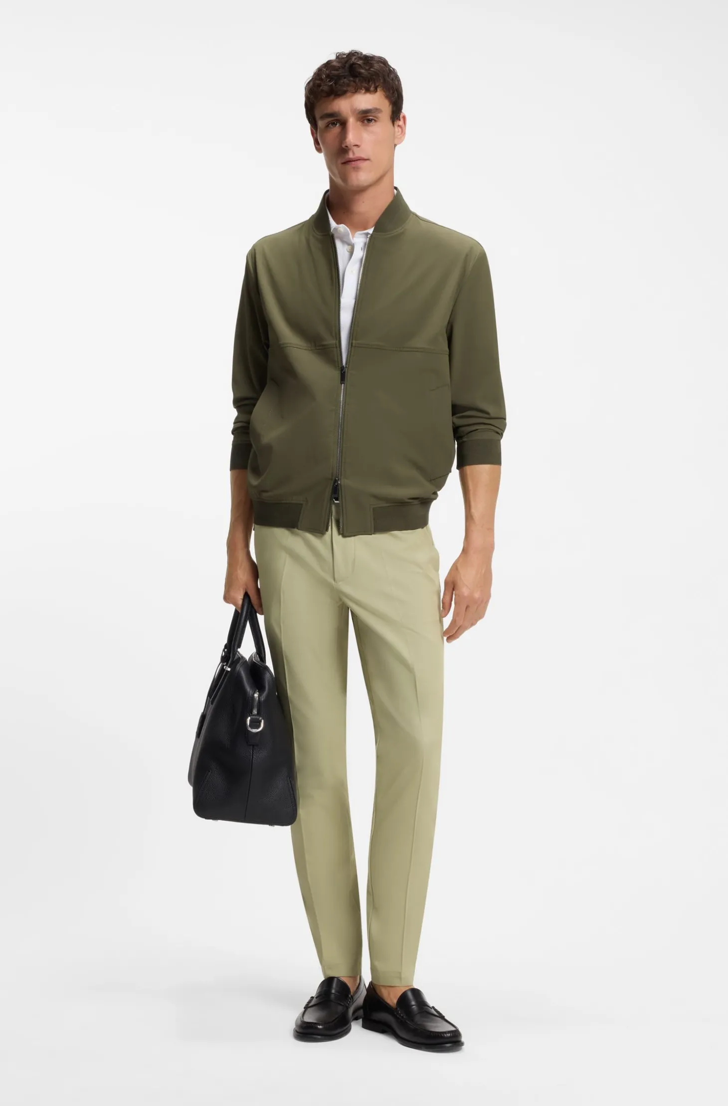 Slim-Fit Hose aus Vier-Wege-Stretch-Gewebe