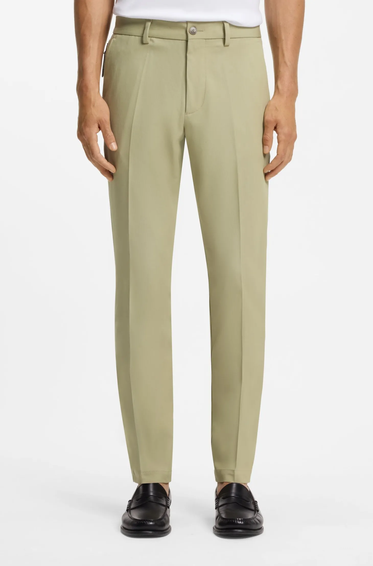 Slim-Fit Hose aus Vier-Wege-Stretch-Gewebe