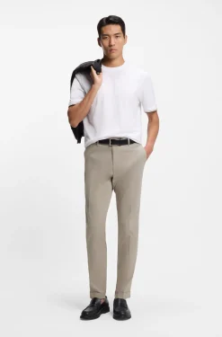 Slim-Fit Hose aus waschbarer Stretch-Baumwolle