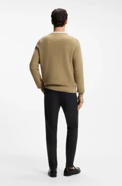 Slim-Fit Hose aus waschbarer Stretch-Baumwolle