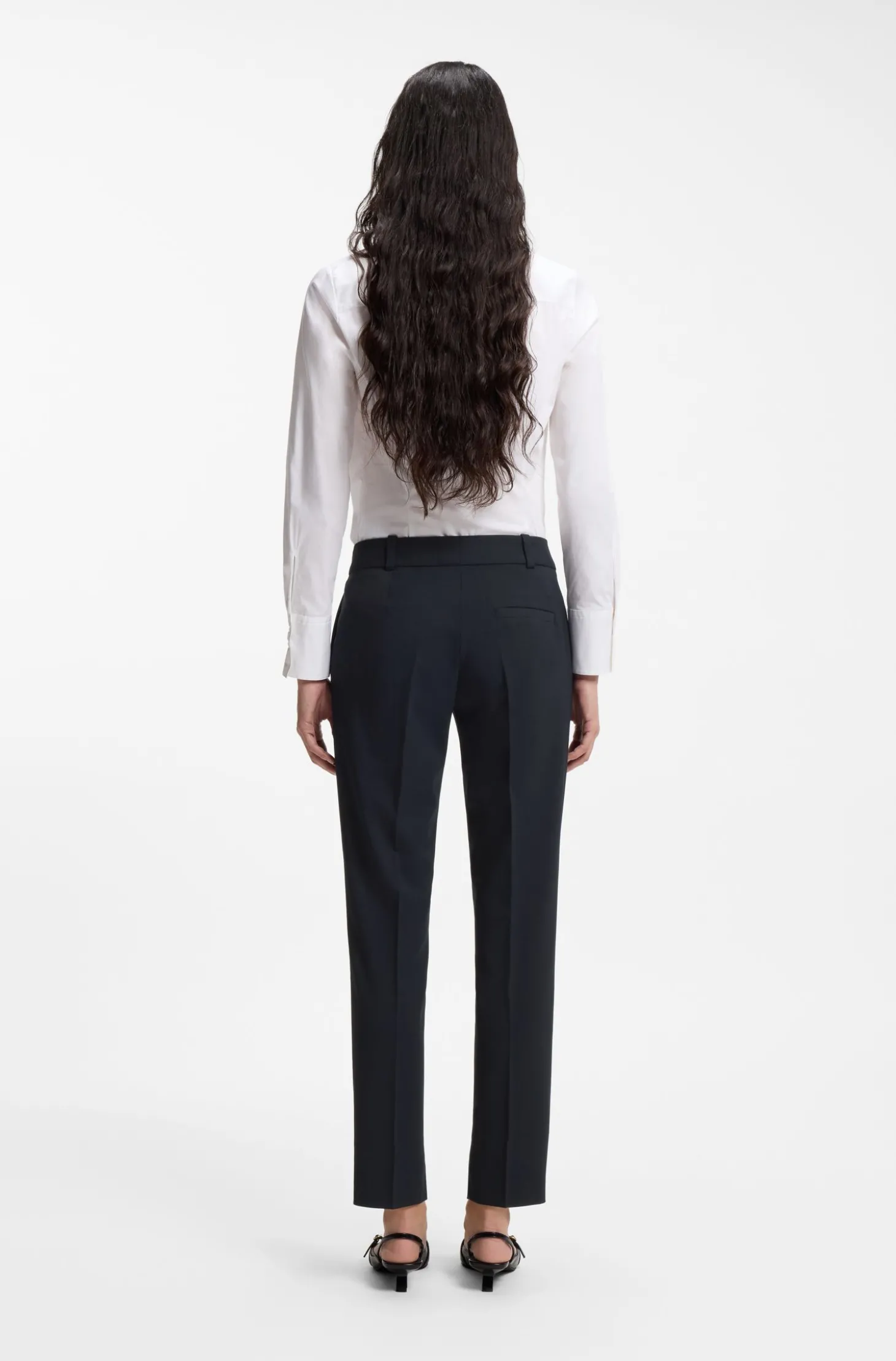 Slim-Fit Hose in Cropped-Länge