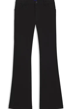 Slim-Fit Hose mit ausgestelltem Beinverlauf