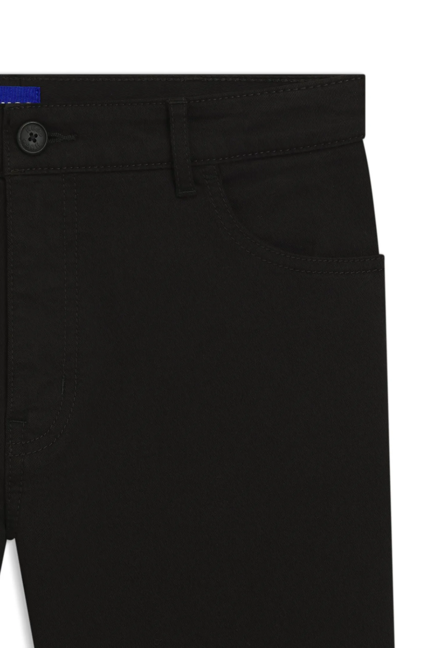 Slim-Fit Hose mit ausgestelltem Beinverlauf