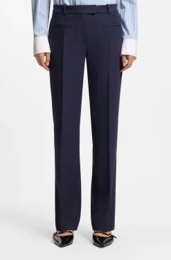 Slim-Fit Hose mit geradem Beinverlauf