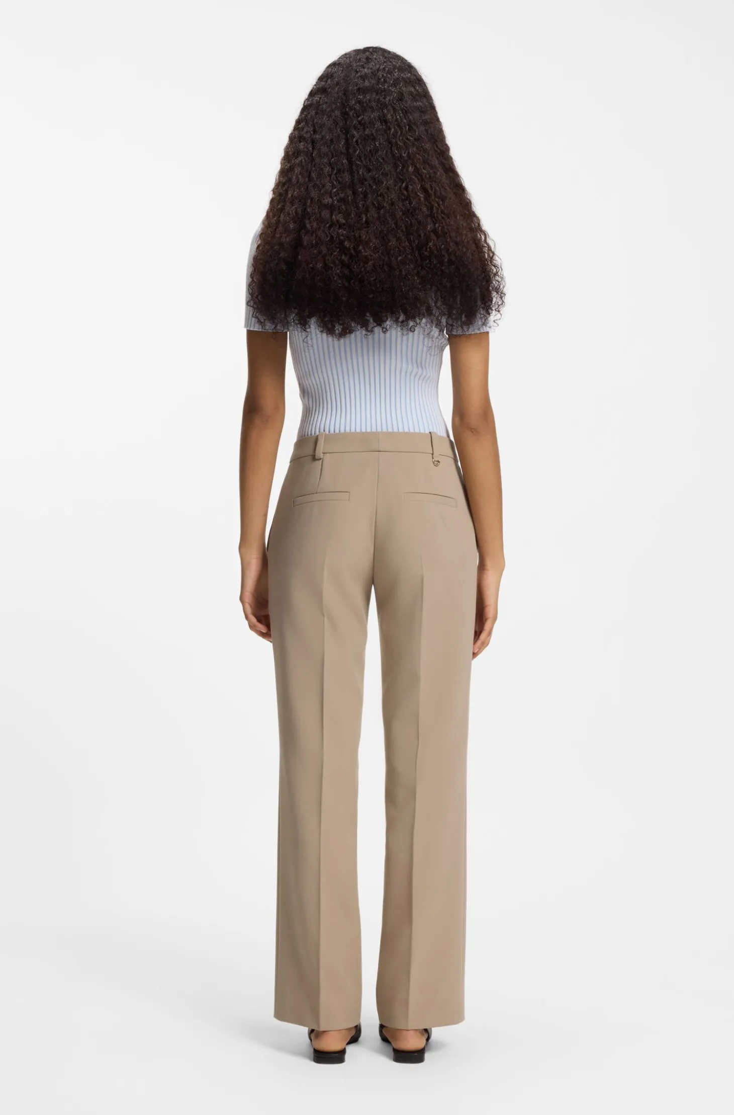 Slim-Fit Hose mit geradem Beinverlauf
