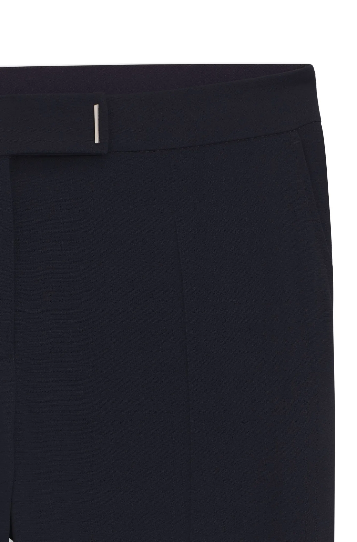 Slim-Fit Hose mit geschlitztem Saum